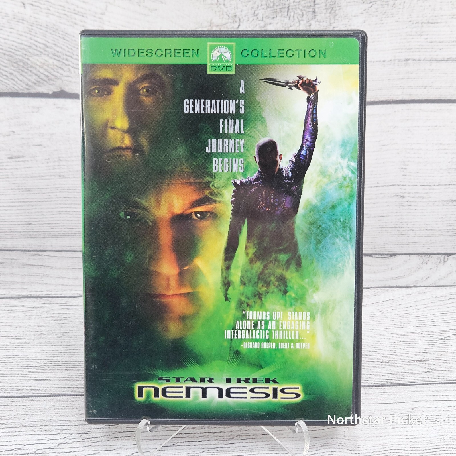 Star Trek: Nemesis (DVD, 2002, Paramount, 116min, PG-13) w/ 2 BONUS CD-ROMS!