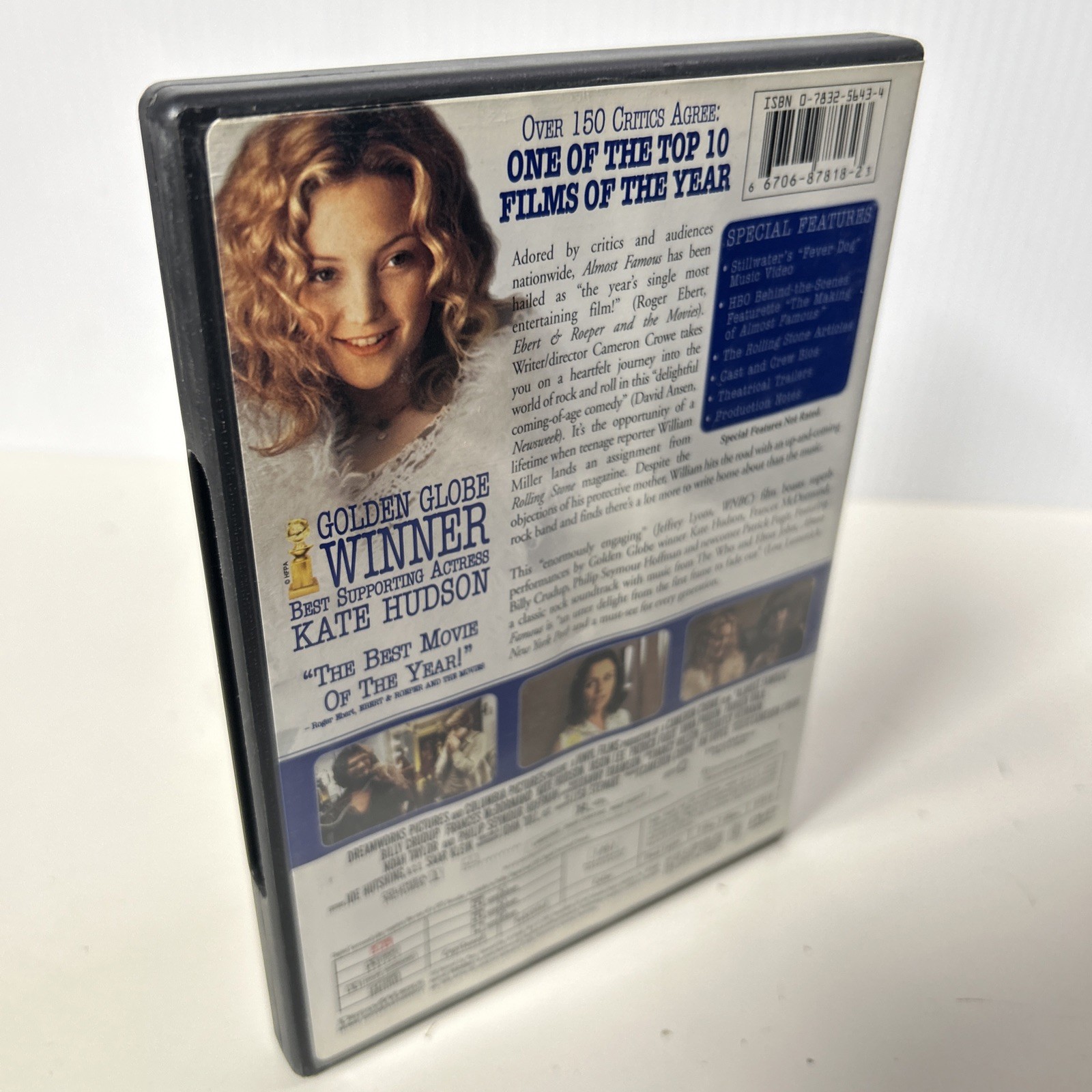 Almost Famous (2000) DreamWorks Ent. Widescreen DVD | Very Good