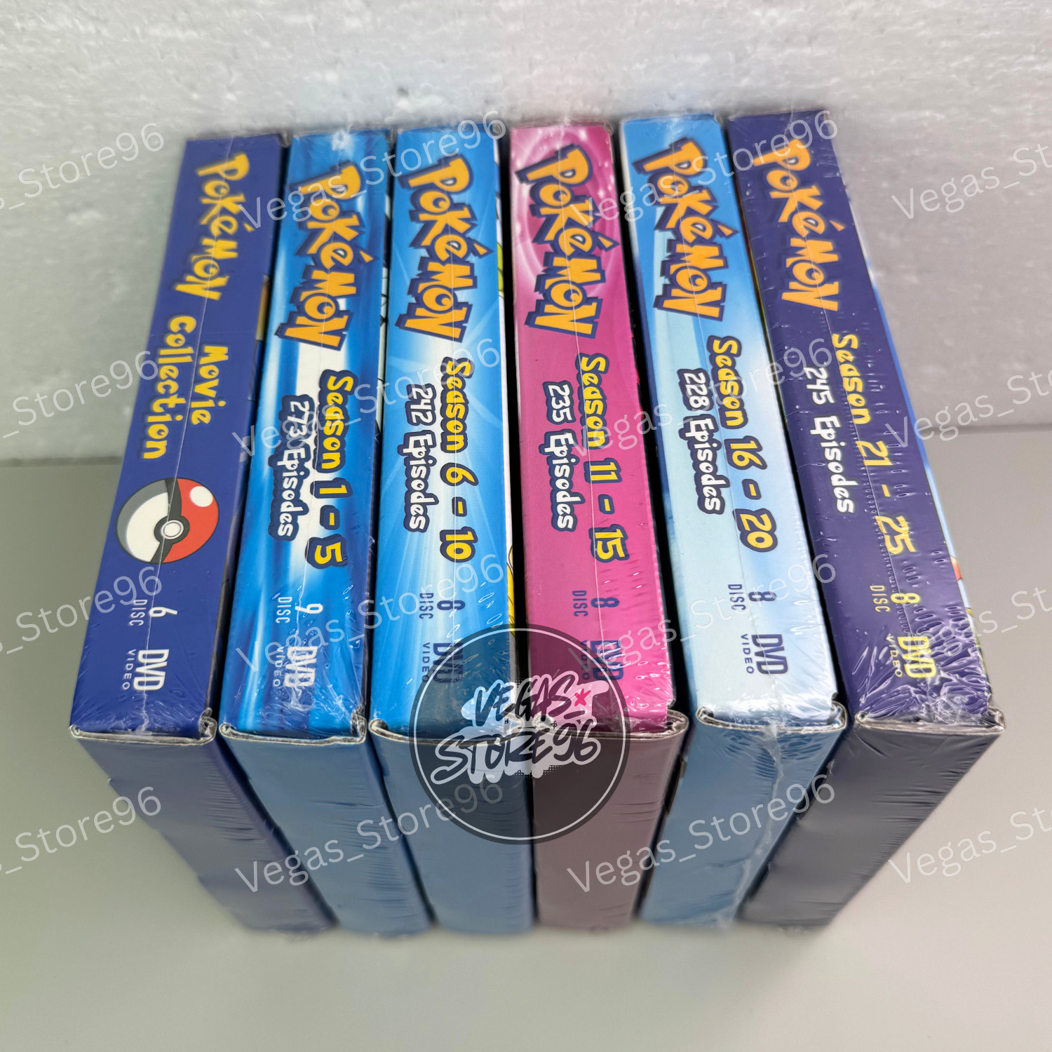 Pokemon Complete Series (Season 1-25 + 21 Movies) DVD USA English Ver All Region