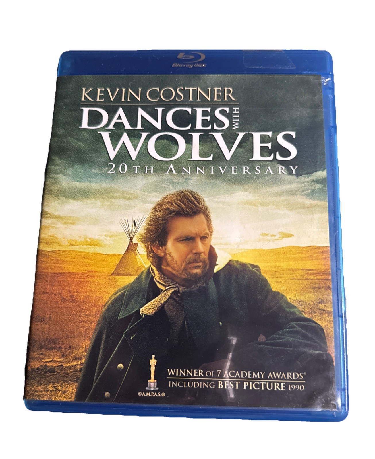 Dances with Wolves (Blu-ray, Kevin Costner 1990) Pre Owned-Free Shipping