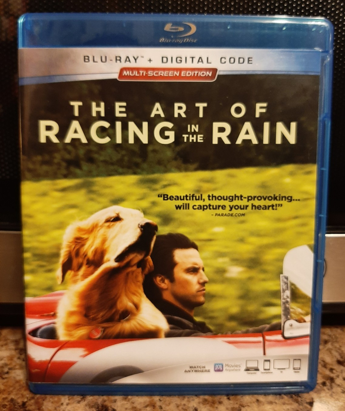 The Art of Racing in the Rain blu-ray (LIKE NEW) 2019 Kevin Costner [[no code]]