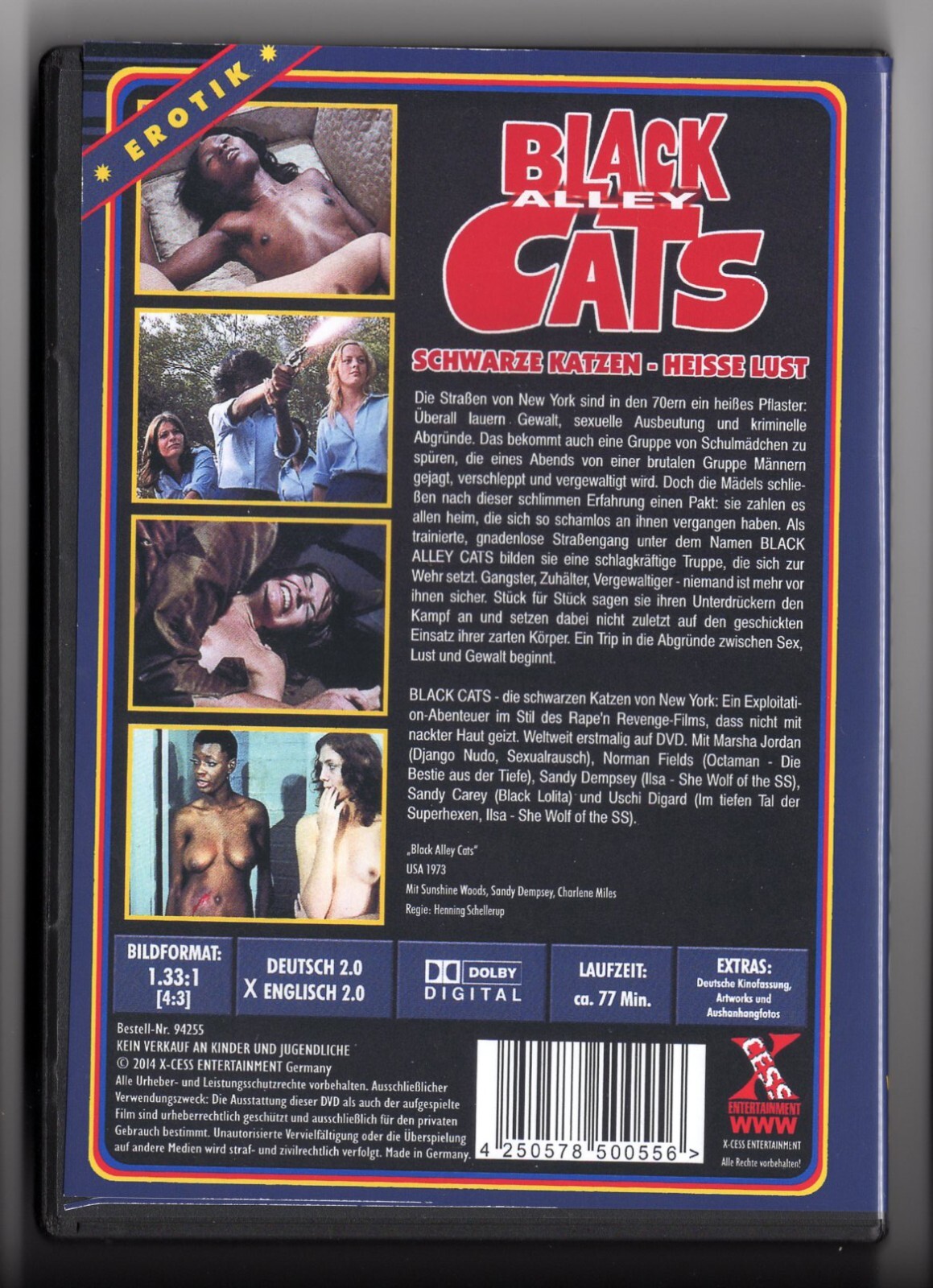 BLACK ALLEY CATS (1974) Mega Rare R-n-Revenge Blaxploitation Crime Action Drama