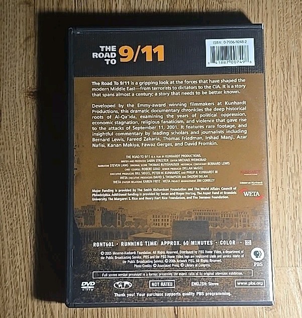 The Road to 9/11 DVD (2005) PBS WETA Kunhardt Documentary 60 Min