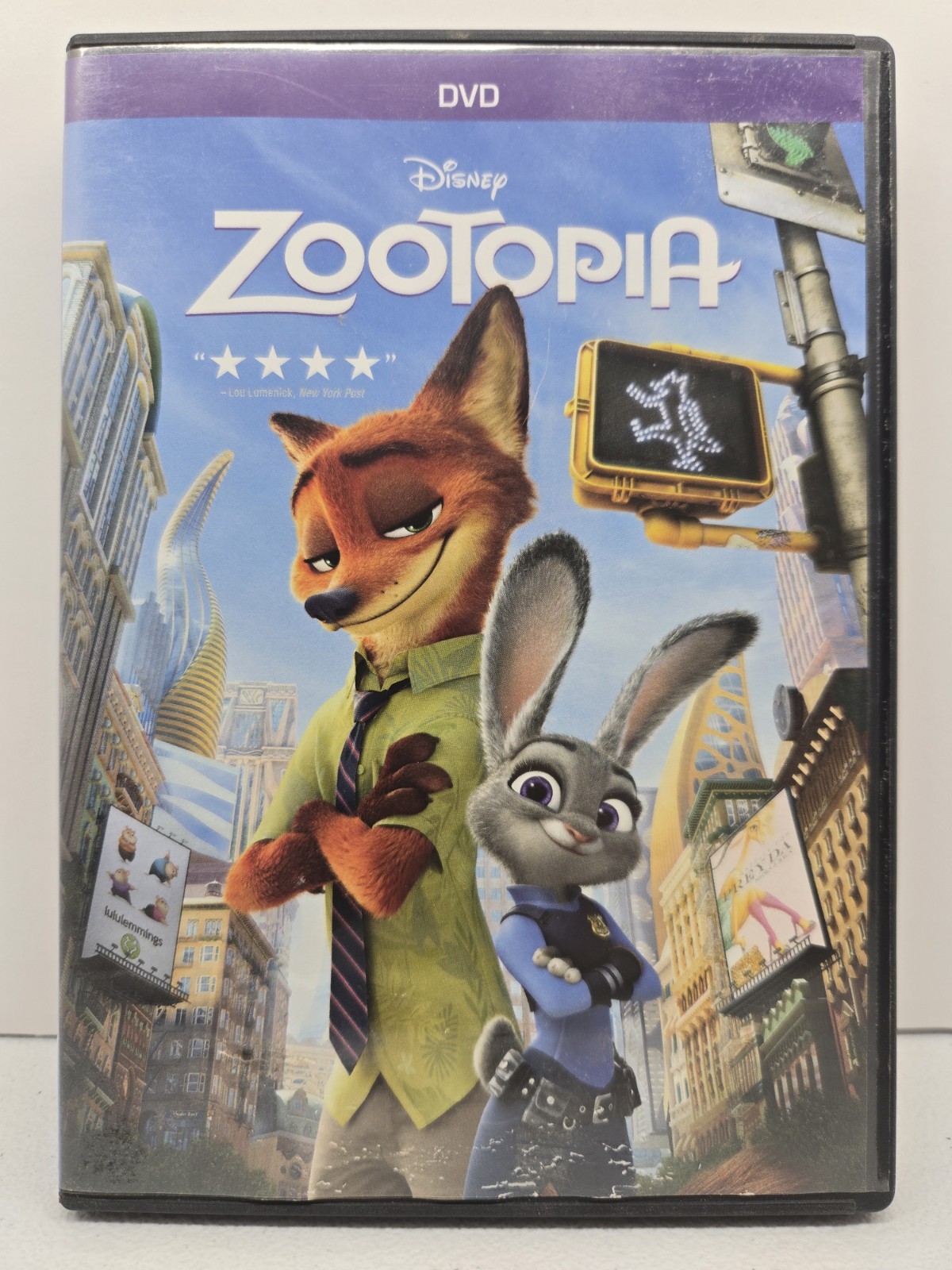 Disney Zootopia (2016) DVD PG Bonus Extras English/Spanish/French 108 Min
