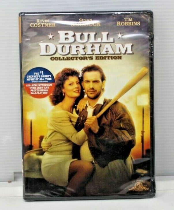 Bull Durham – Kevin Costner, Susan Sarandon (DVD) – NEW