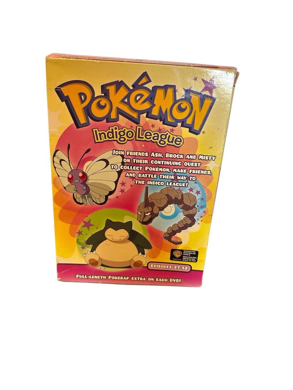 Pokemon Indigo League Set 2 DVD Episodes 27-52 3 Disc Set Season 1