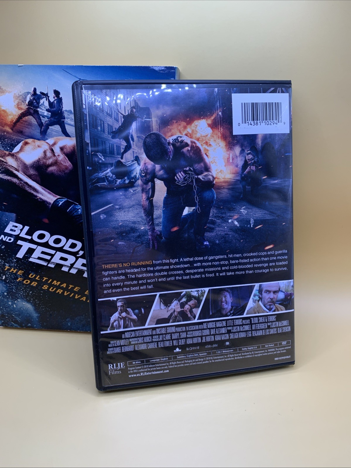 Blood, Sweat and Terrors (DVD, 2018, Widescreen)