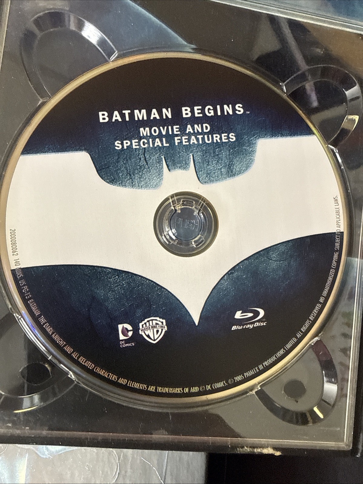 The Dark Knight Trilogy Blu-ray Box Set Batman – With Book – All Disc Work