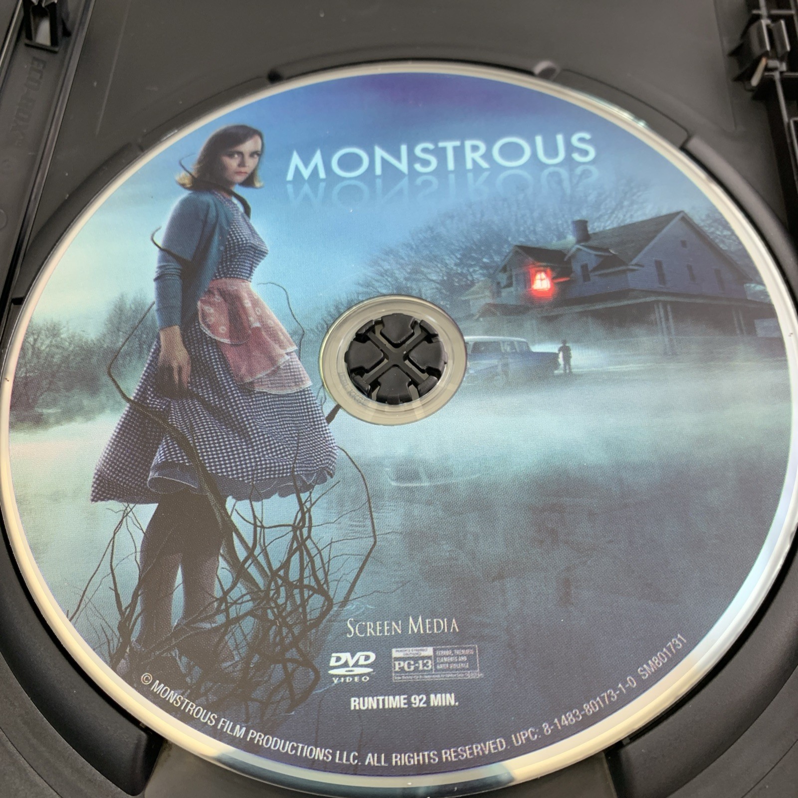 Monstrous (DVD, 2022) Christina Ricci, Santino Barnard Horror Movie