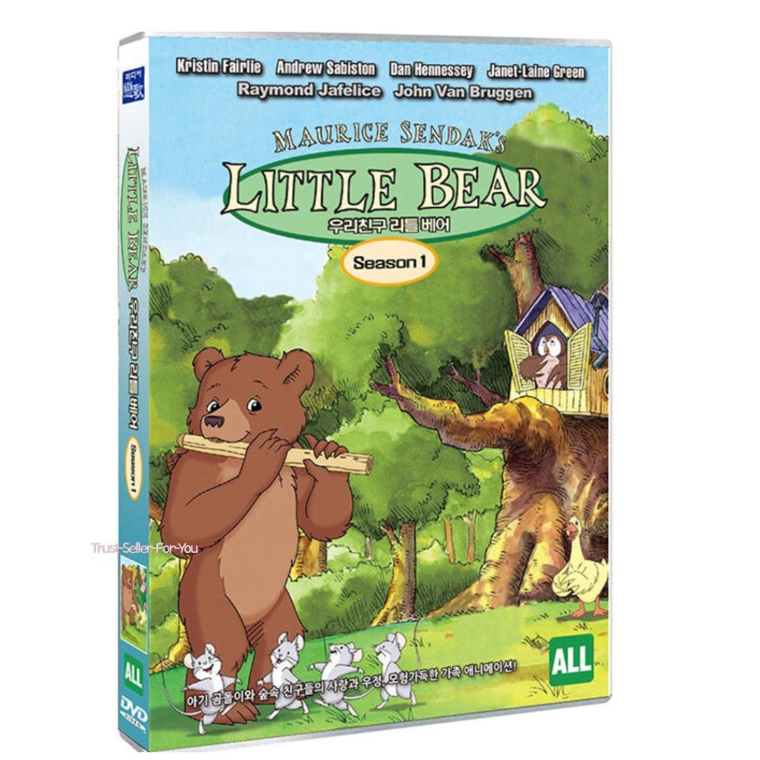 Little Bear Seasons 1 2 3 DVD Set(3 Disc, 3 Cases) 1995–2003 Maurice Sendak’s