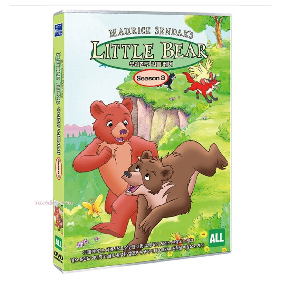 Little Bear Seasons 1 2 3 DVD Set(3 Disc, 3 Cases) 1995–2003 Maurice Sendak’s