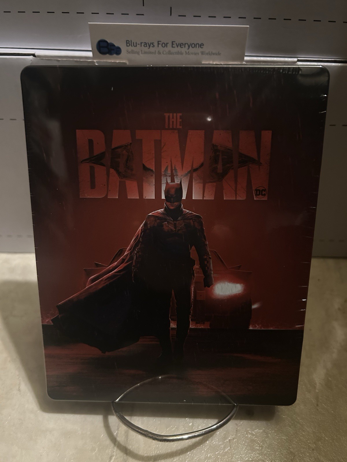 DC The Batman 4K SteelBook Head Lights Edition UHD Blu-ray (Czech)[2022] No Dent