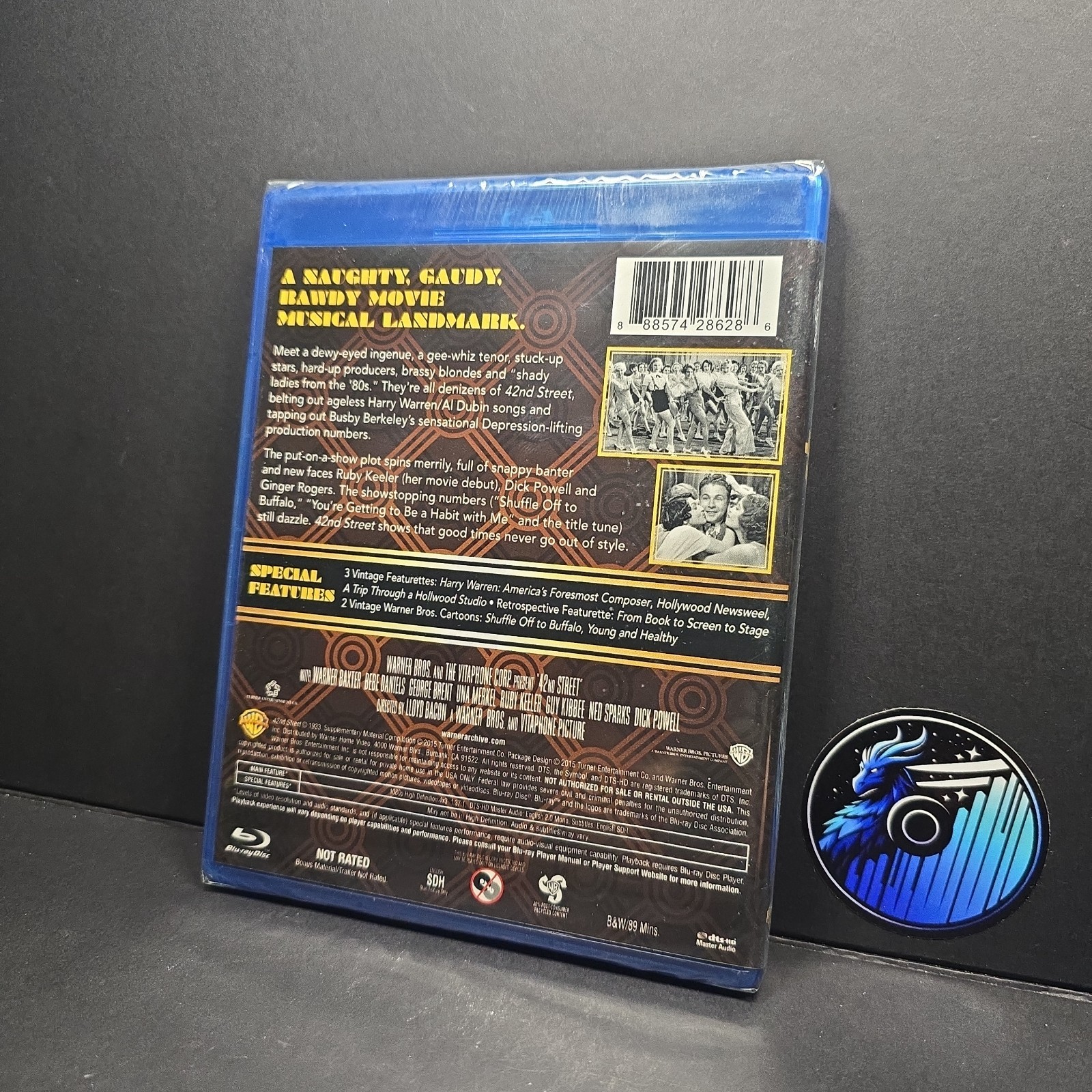 42nd STREET (NEW Blu-ray) SEALED 1933 Keeler Powell Busby Berkeley Ginger Rogers