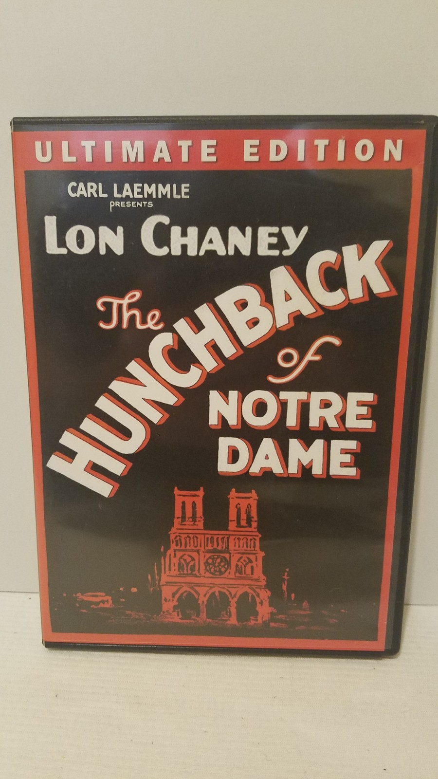HUNCHBACK OF NOTRE DAME (1923) Lon Chaney ULTIMATE EDITION DVD with 3D Glasses