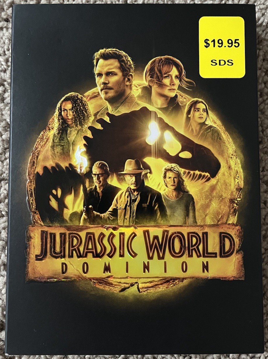 Jurassic World: Dominion (DVD, 2022) Chris Pratt, Bryce Dallas Howard – New!!!