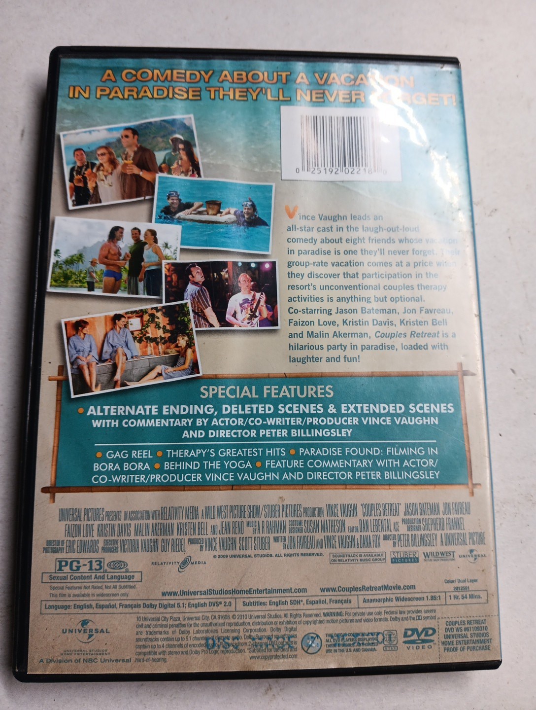 Couples Retreat (DVD, 2009)