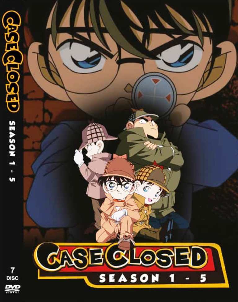 Detective Conan Case Closed Season 1-5 Episode 1-134 Anime DVD English Version