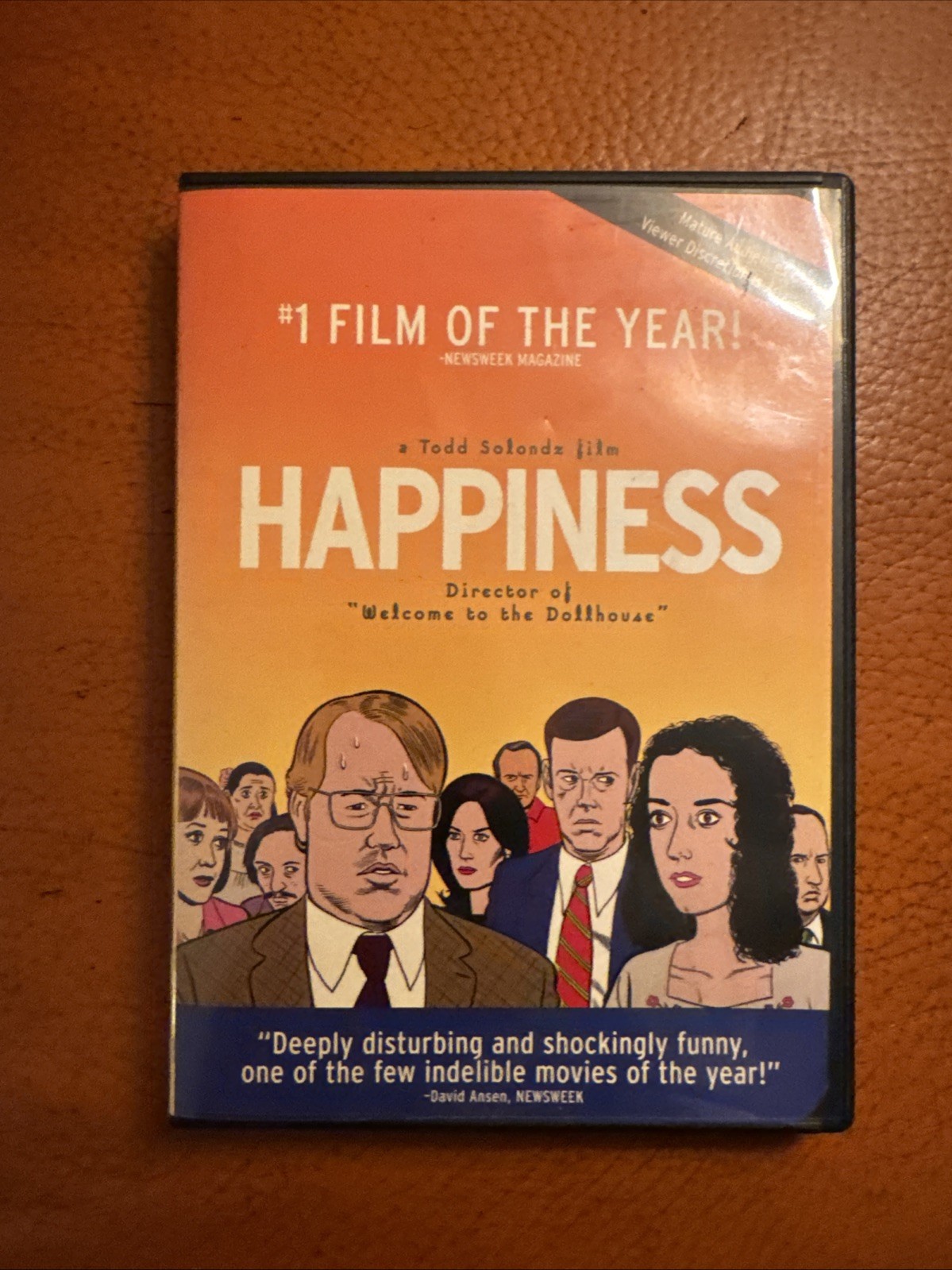 Happiness DVD Jon Lovitz Dylan Baker Philip Seymour Hoffman Jane Adams RARE OOP