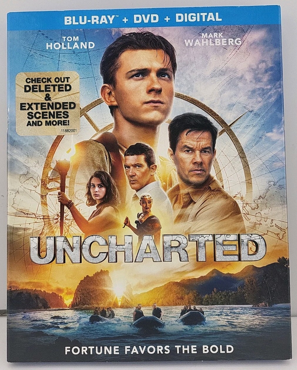 Uncharted (Blu-ray,DVD 2022)