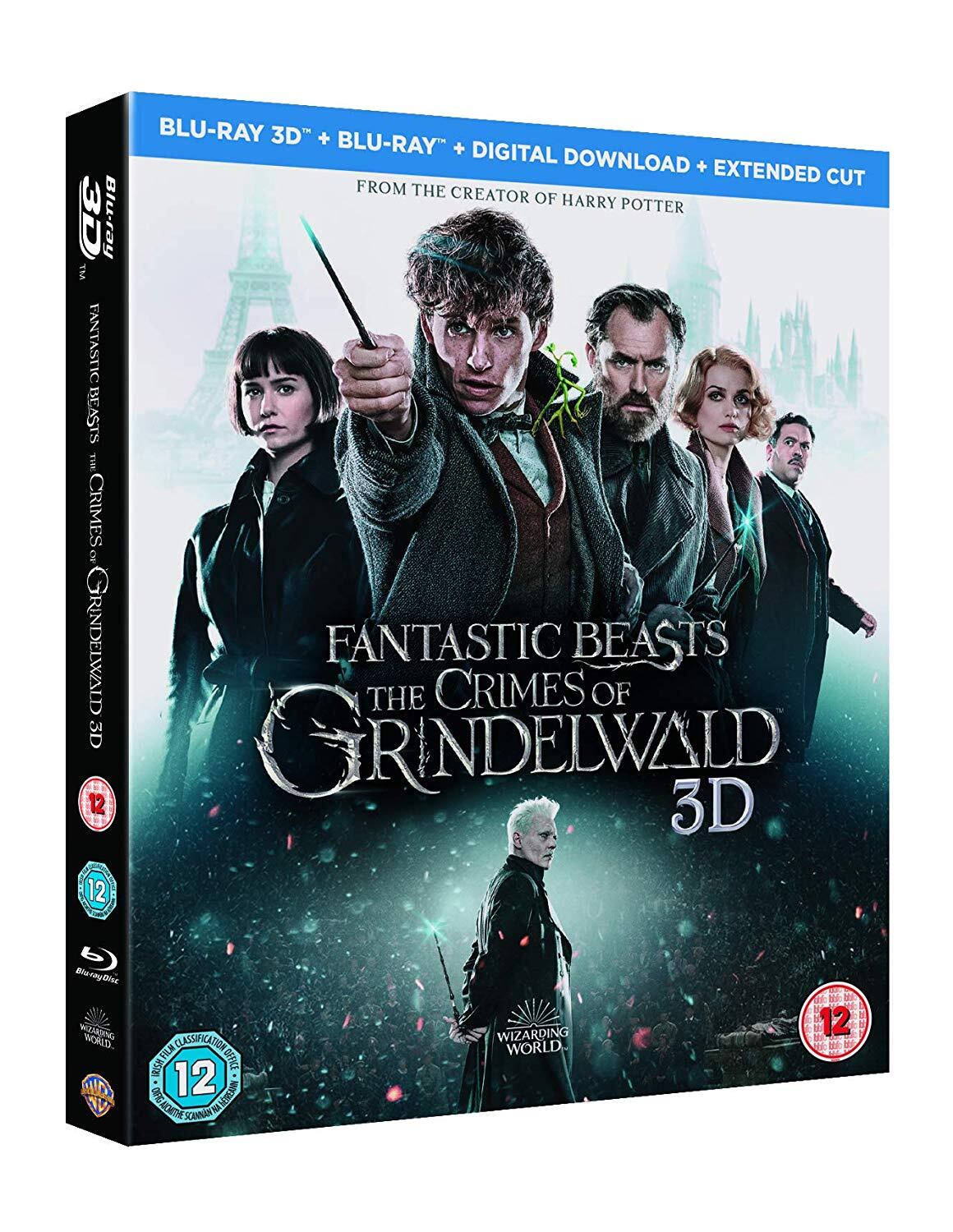 Fantastic Beasts The Crimes of Grindelwald (2018) 3D + 2D Blu-Ray NEW