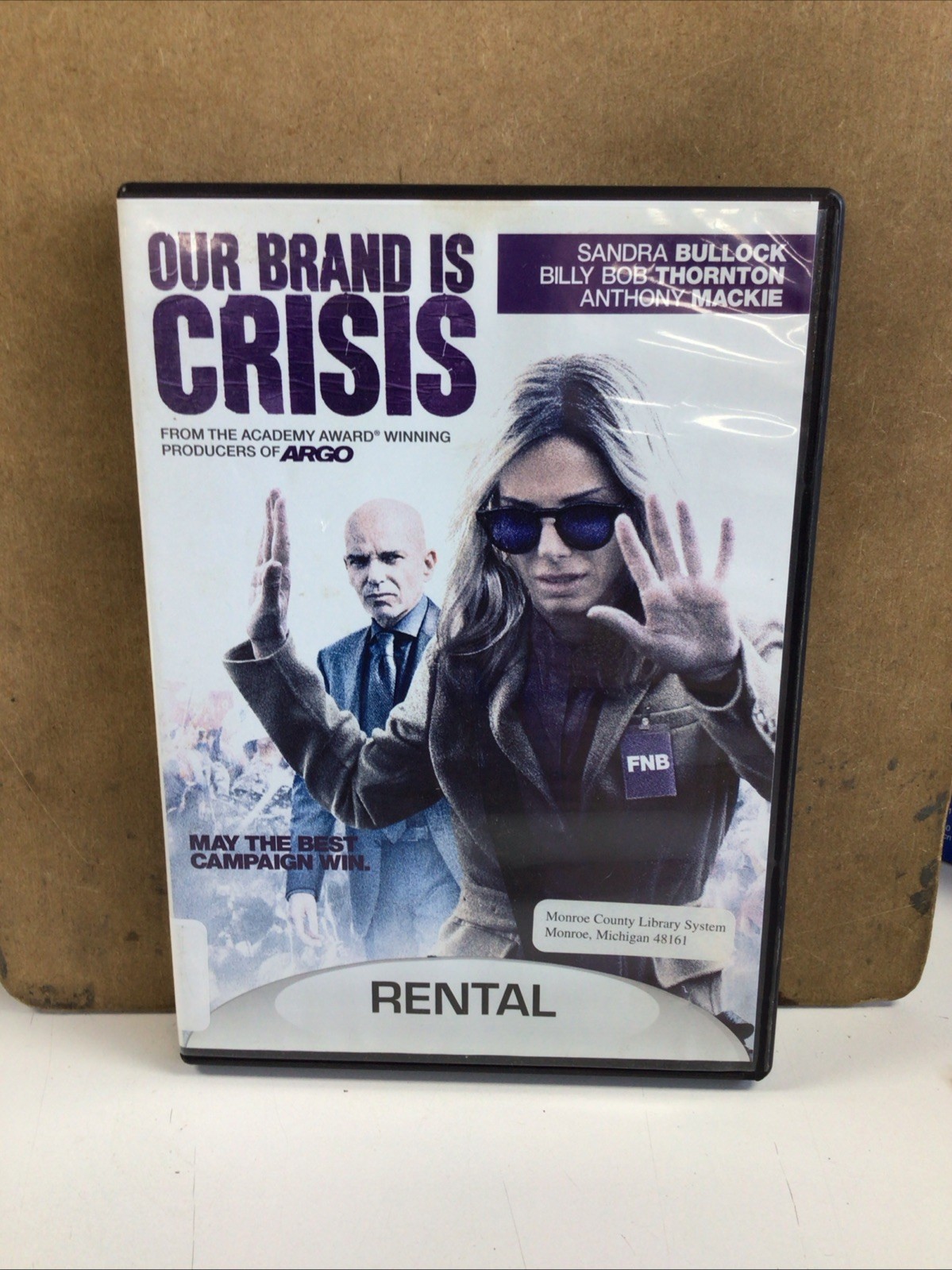OUR BRAND IS CRISIS DVD Library copy