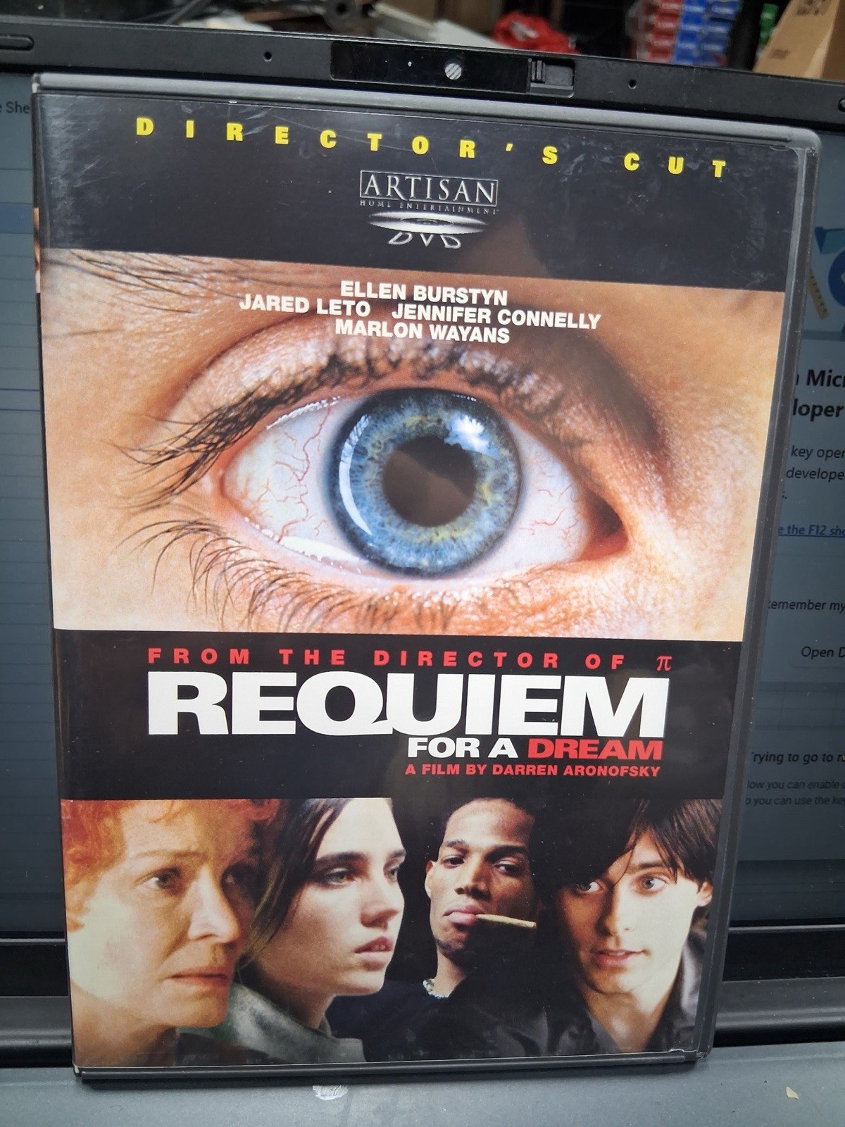 Requiem for a Dream Director’s Cut DVD Darren Aronofsky Widescreen Artisan
