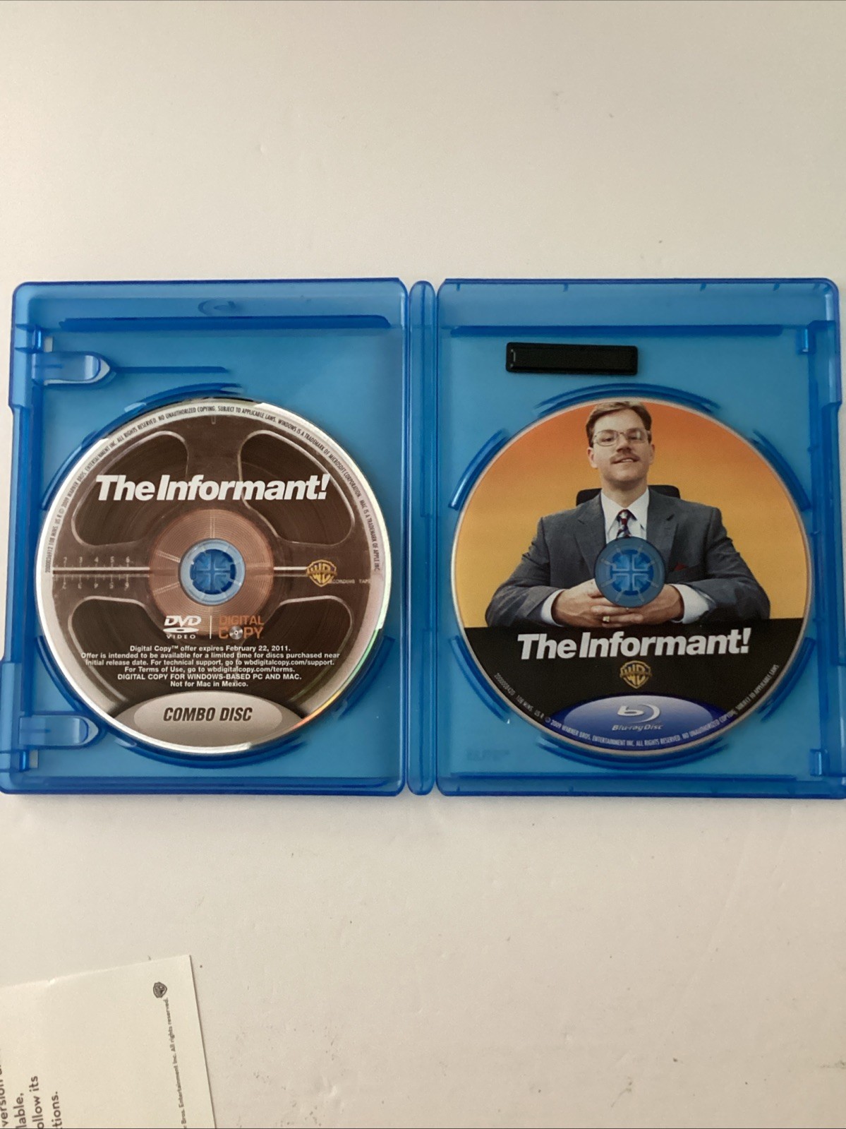 Warner Home Video The Informant! Blu-ray+DVD Combo Pack R Matt Damon 108 Min