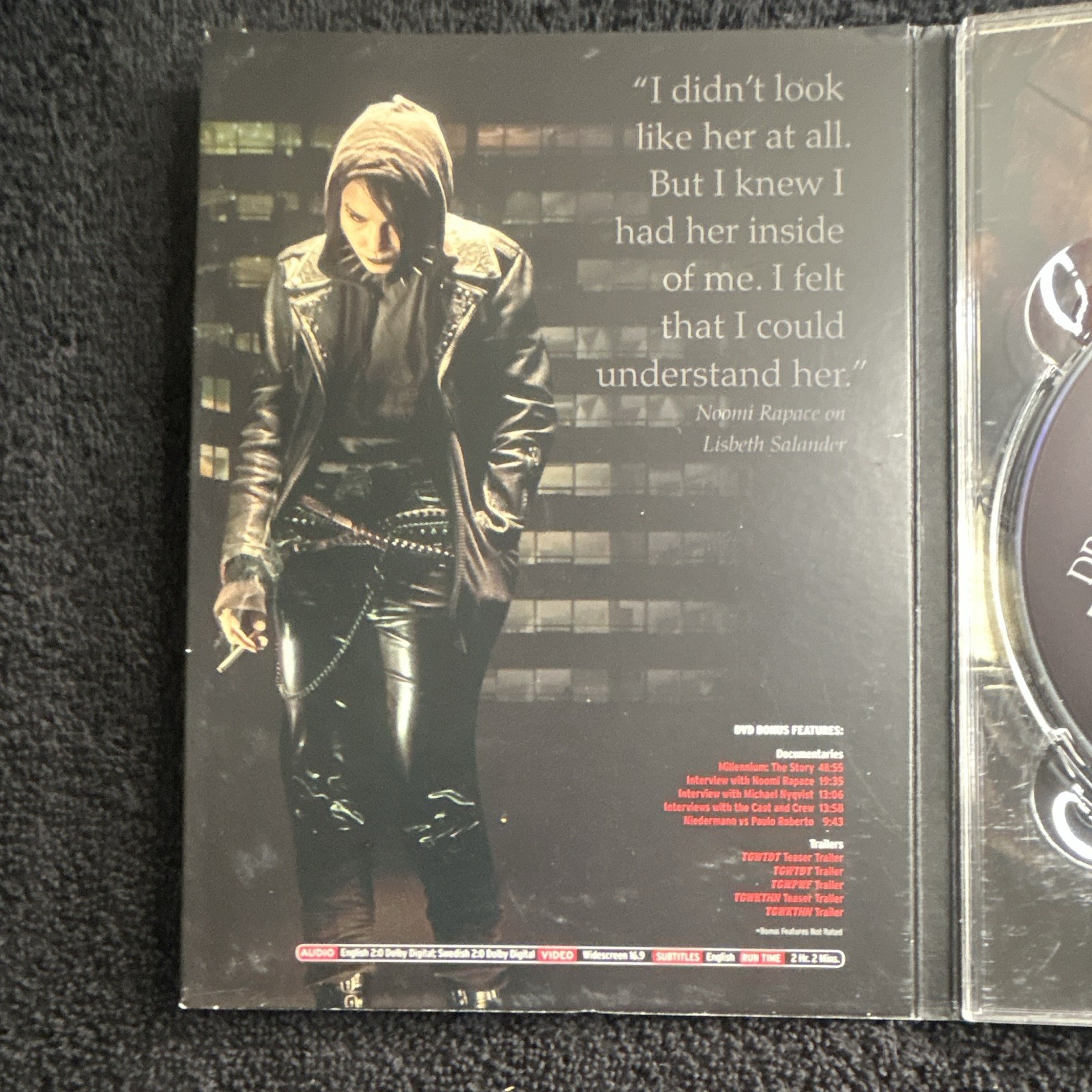 Music Box Films Dragon Tattoo Trilogy Bonus Disc DVD Widescreen NTSC R