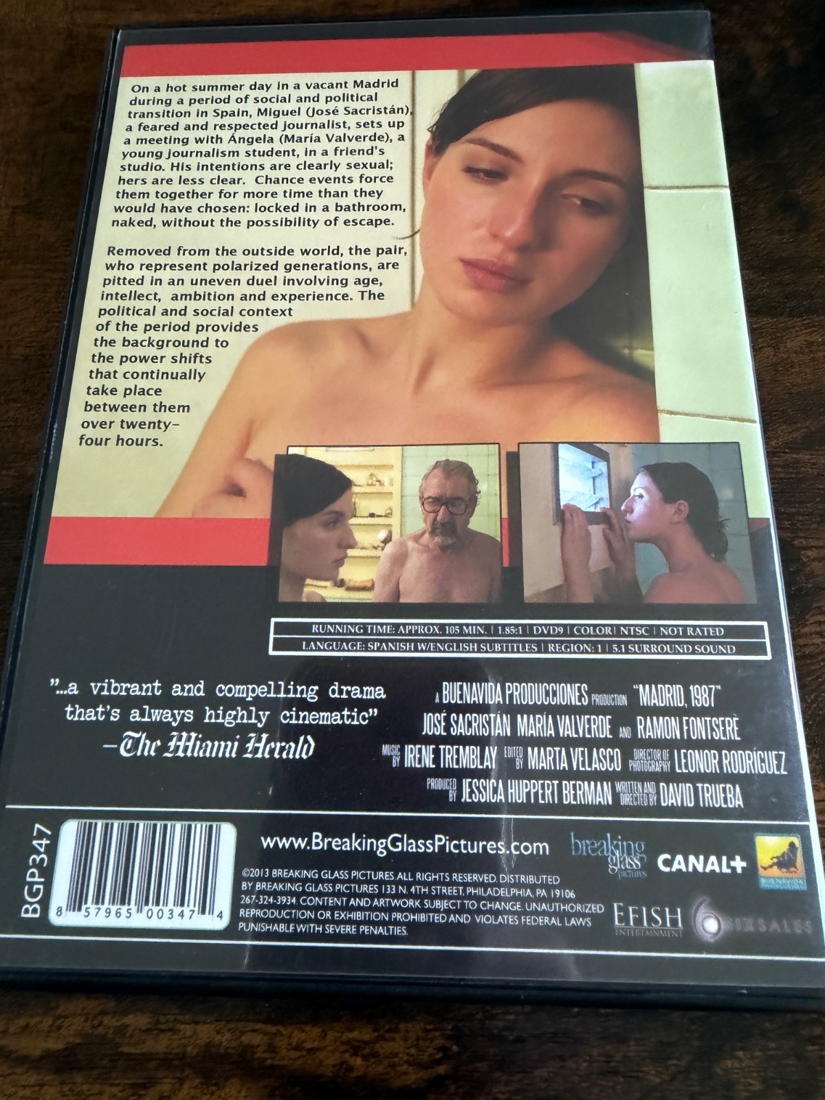 Madrid 1987 (DVD, 2011) A Film By David Trueba USED