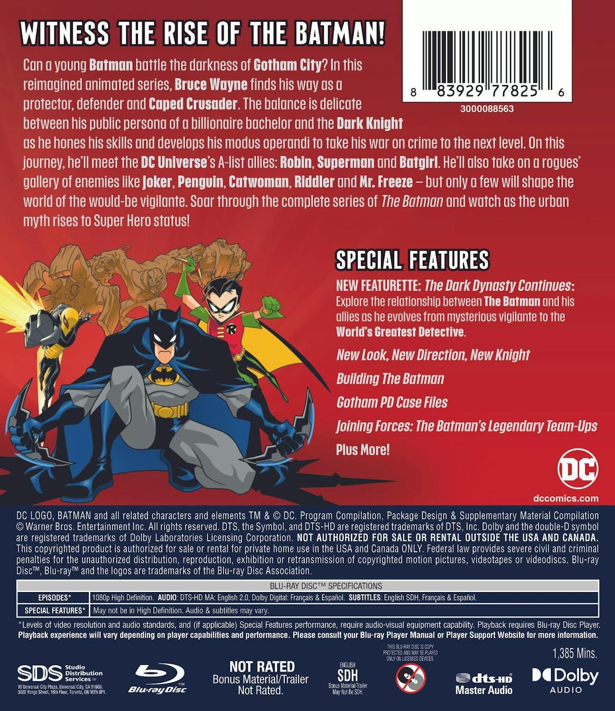 The Batman The Complete Series Blu-ray NEW