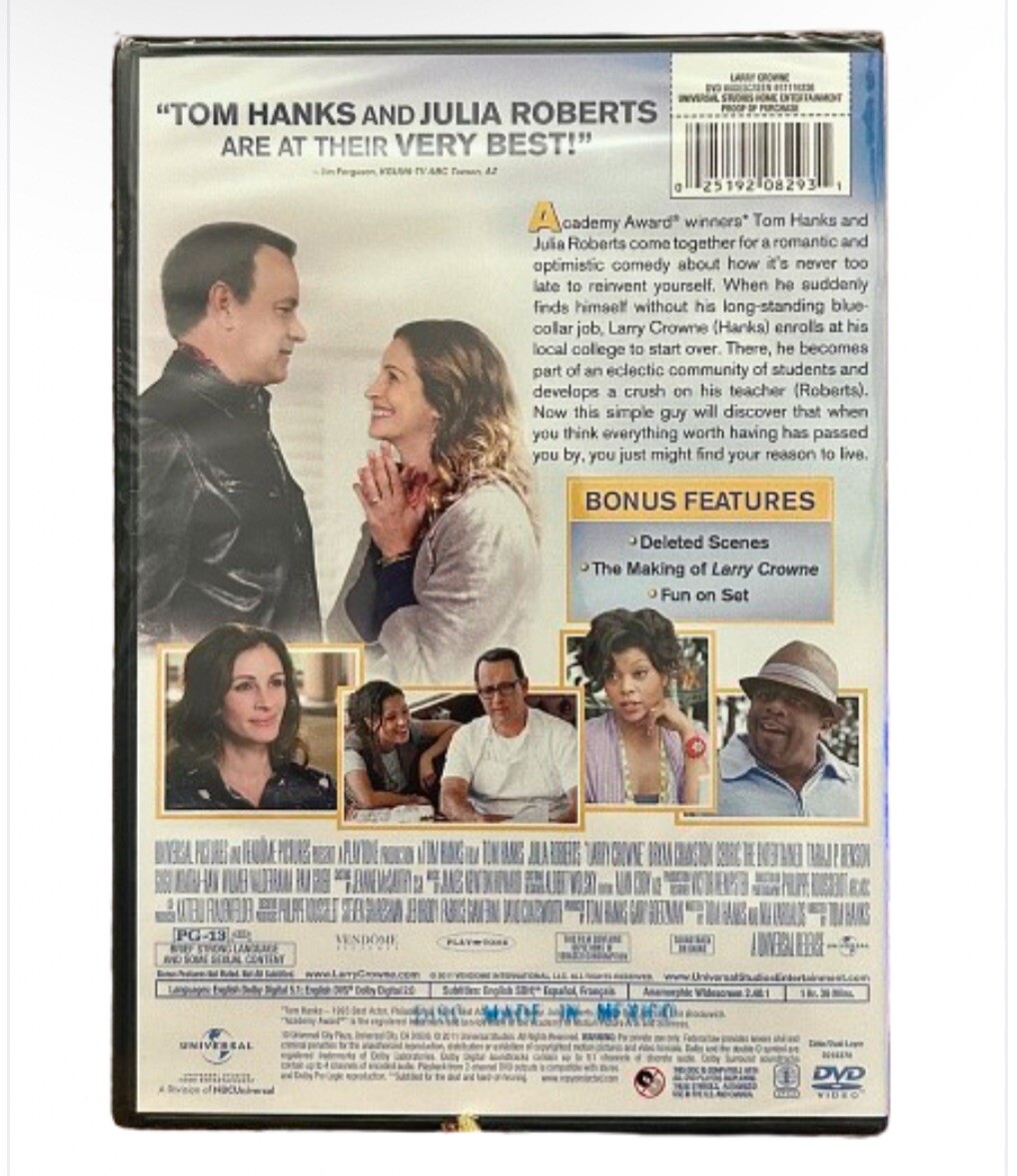 Larry Crowne (DVD 2011) 99 min PG13 – Sealed