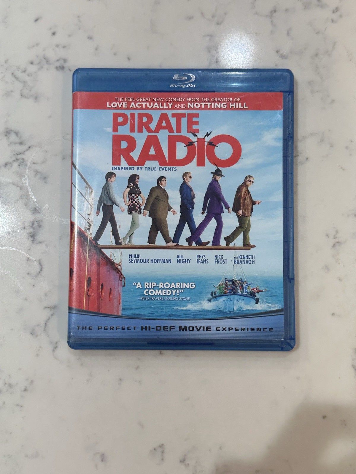 Pirate Radio Blu-ray 2009 Nick Frost Philip Seymour Hoffman Rare OOP