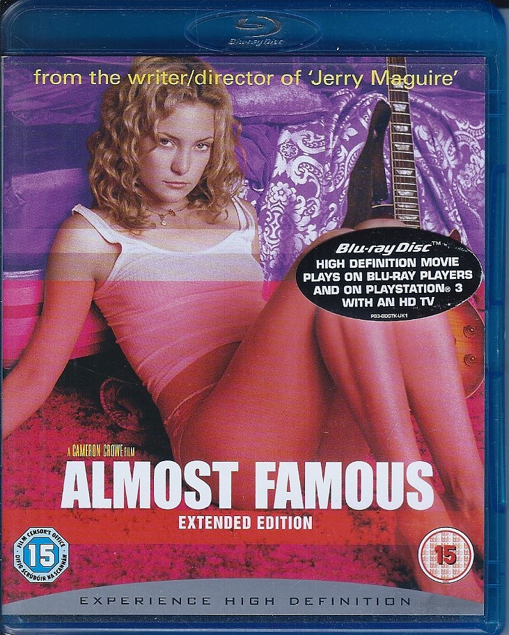 Almost Famous (Blu-ray Disc, 2008) Extended Edition for All Regions Mint Cond!