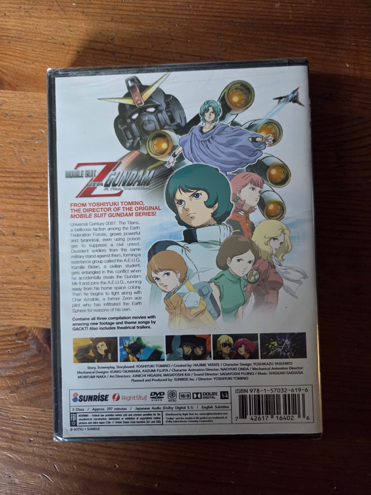 Mobile Suit Zeta Gundam: A New Translation Complete Collection DVD NEW SEALED