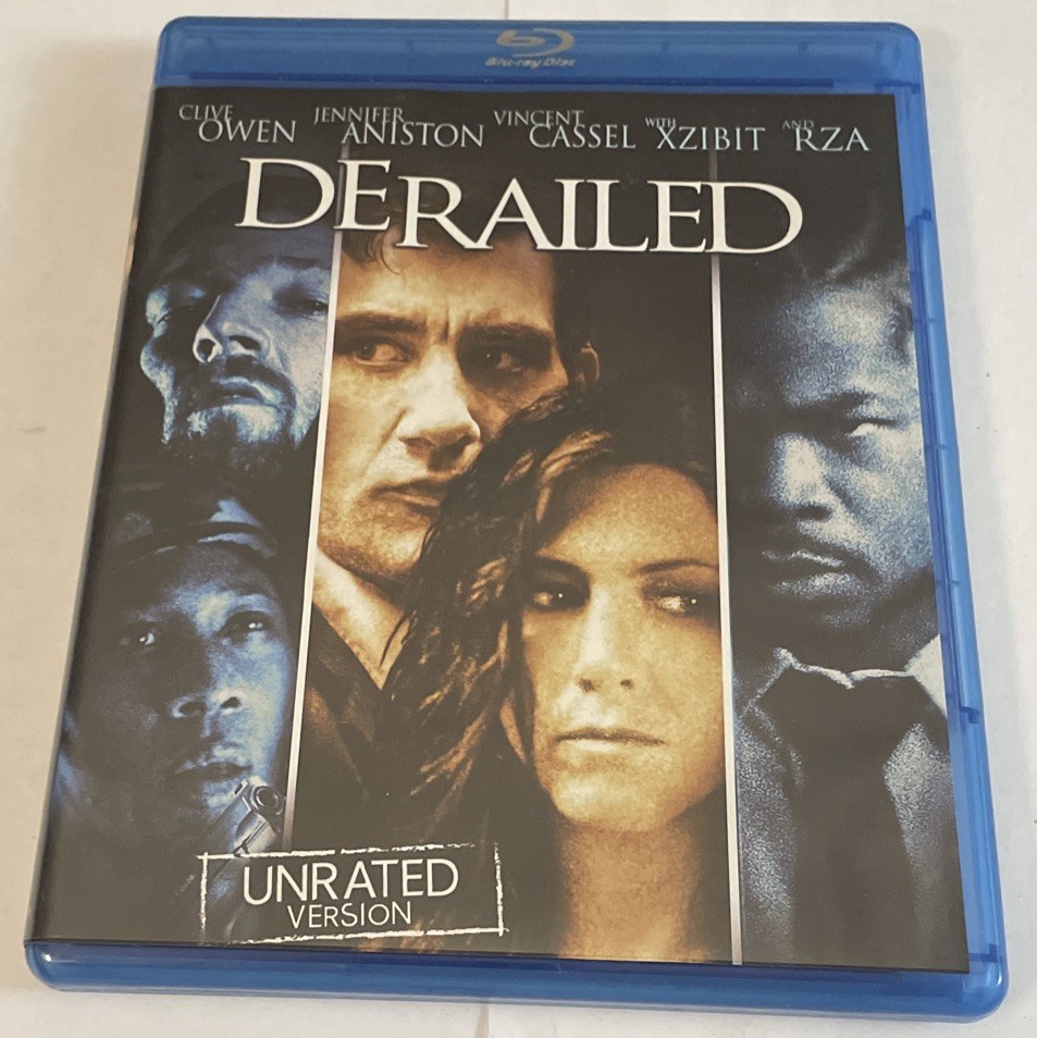 Derailed (Blu-ray, 2010) Clive Owen Jennifer Aniston Vincent Cassel Rza thriller