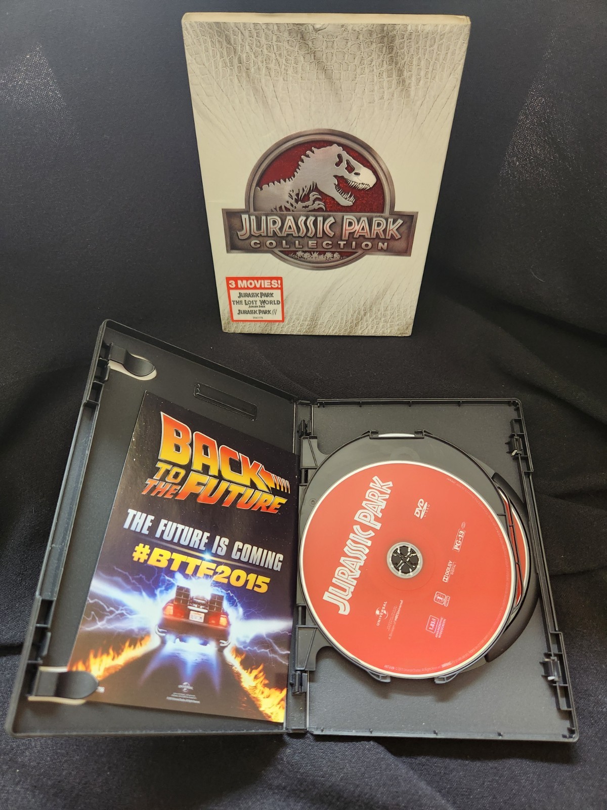 Jurassic World Dominion + Jurassic Park collection DVD 4 MOVIES preowne