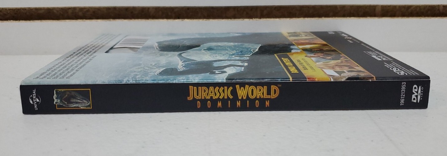Jurassic World Dominion (DVD, 2022) w/ Slipcover – Brand New, Sealed
