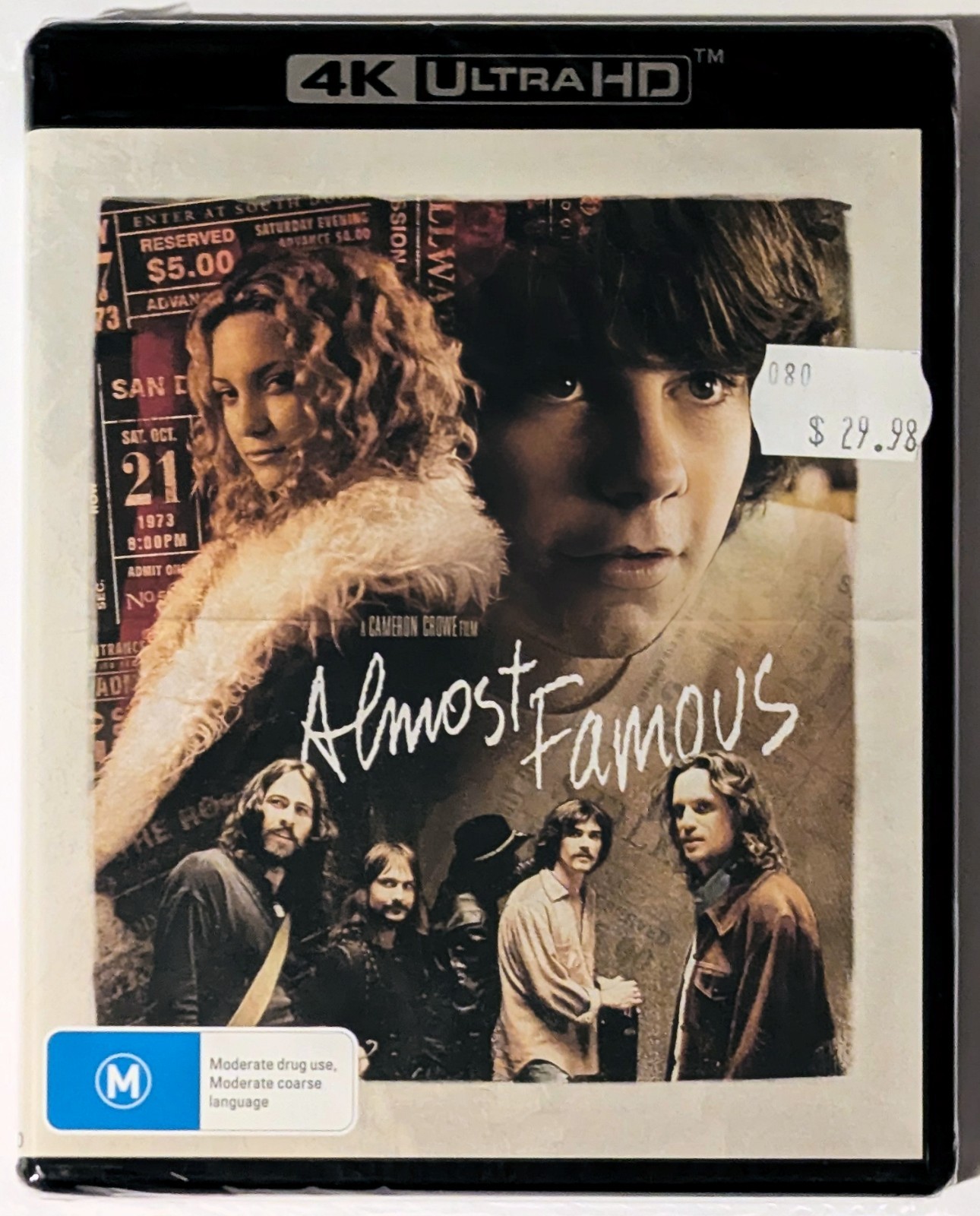 Almost Famous – Bootleg Cut (4K ULTRA HD, 2000) **NEW/SEALED**