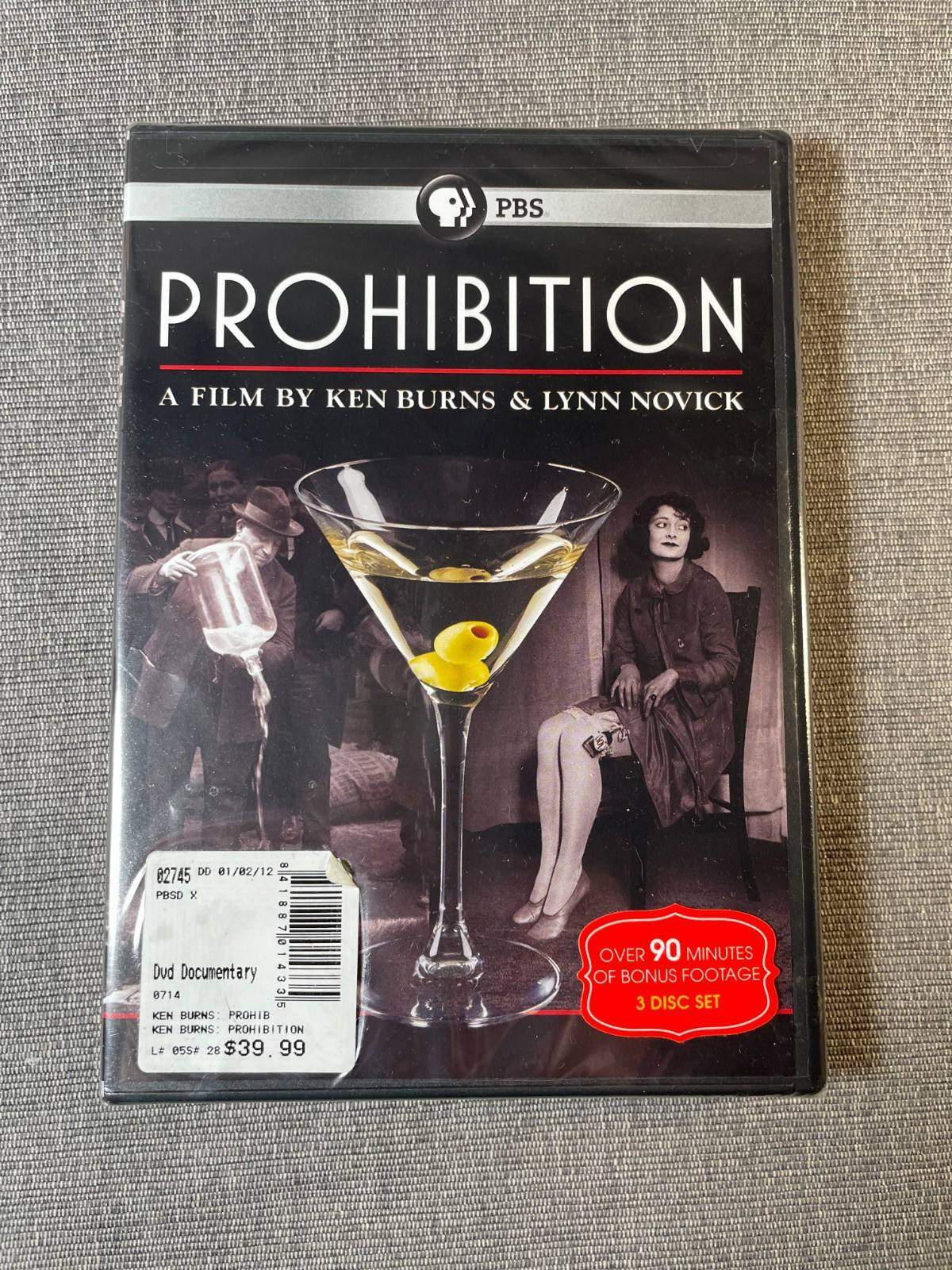 Prohibition DVD PBS Ken Burns/Lynn Novick Factory Sealed Brand NEW