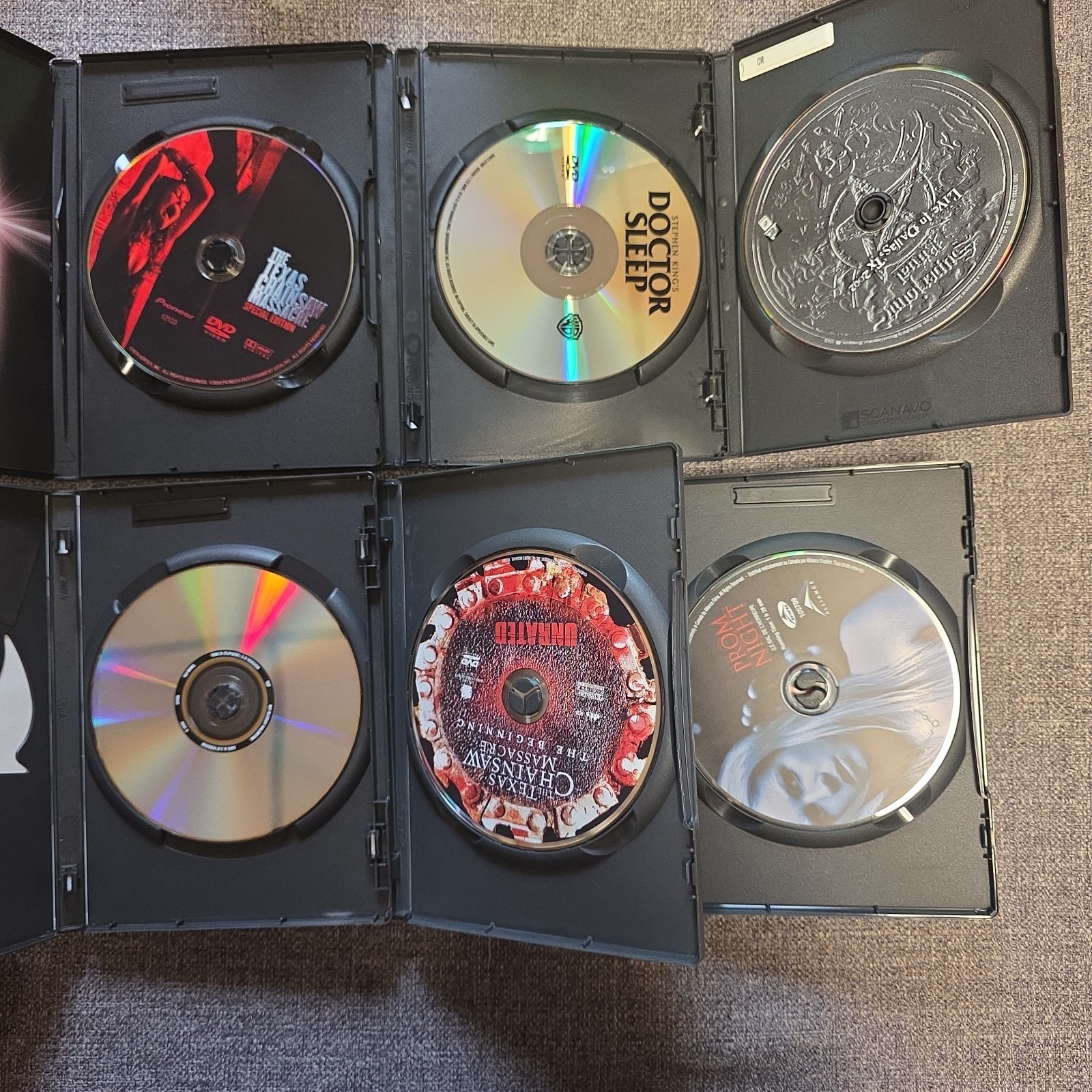 Dvd Horror Movie Lot Halloween Purge Texas Chainsaw Dr Sleep