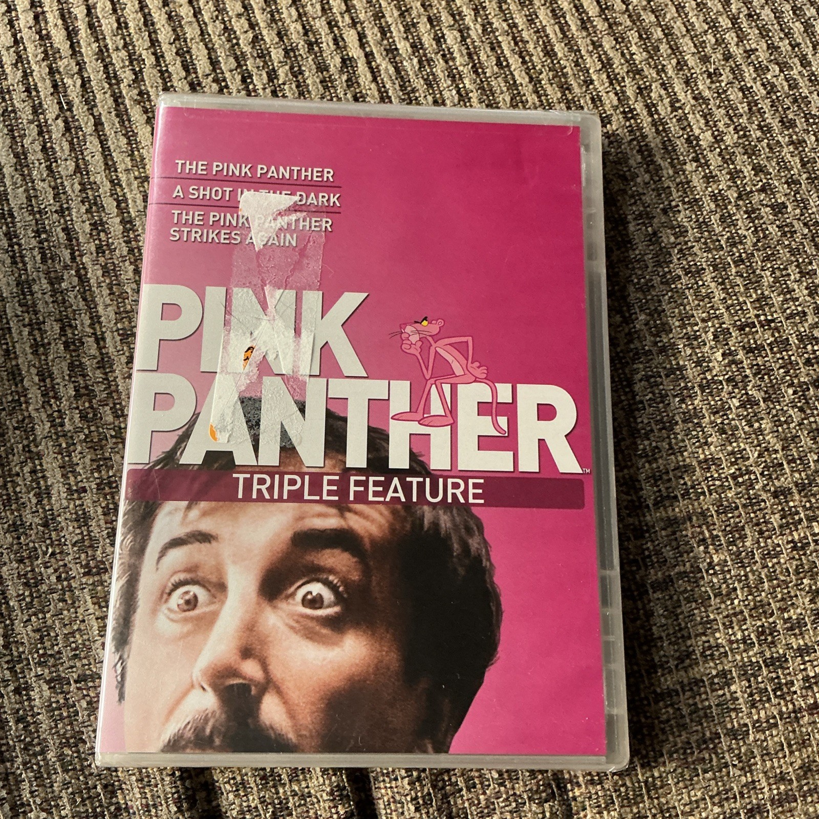 PINK PANTHER/A SHOT IN THE DARK/…STRIKES AGAIN TRIPLE FEATURE DVD SET MGM PRINT
