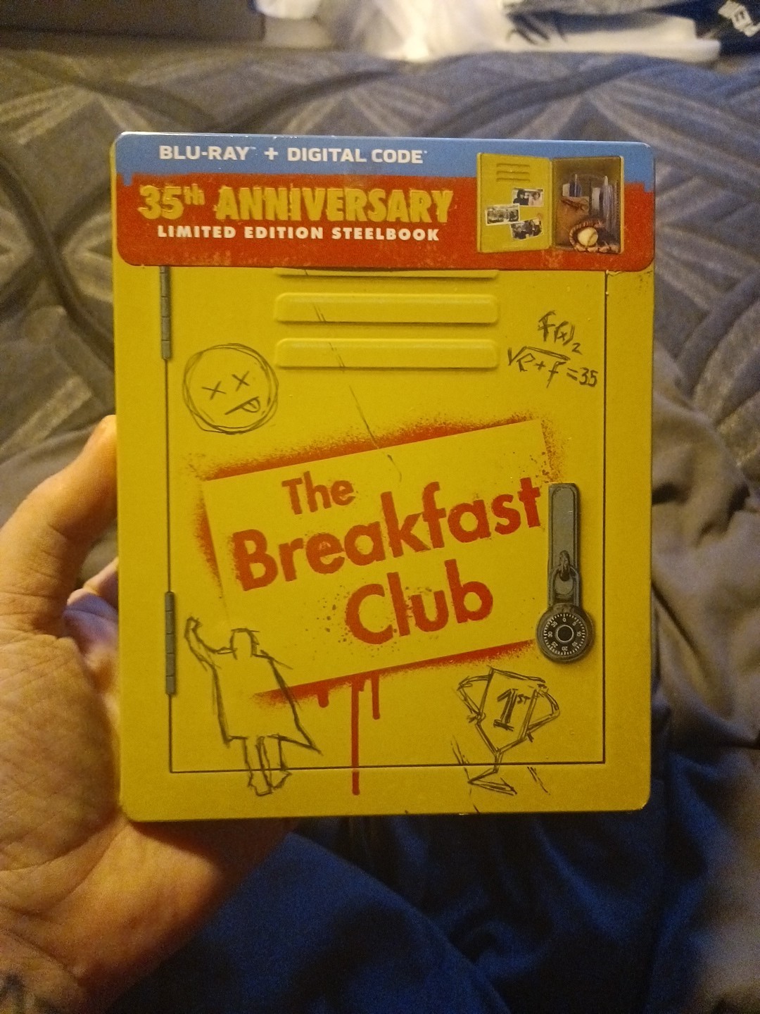 The Breakfast Club Blu-Ray + Digital 35th Ann. Steelbook Rare Minty Sealed New