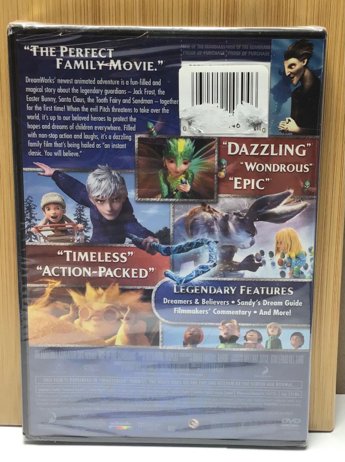 Rise of the Guardians / Dreamworks Animated DVD Movie / Easter Bunny / Santa