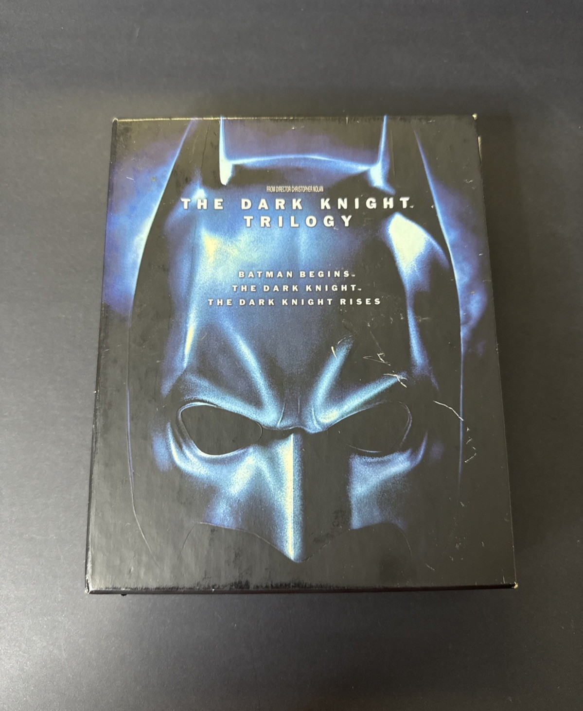 The Dark Knight Trilogy Blu-ray Box Set Batman – With Book – All Disc Work