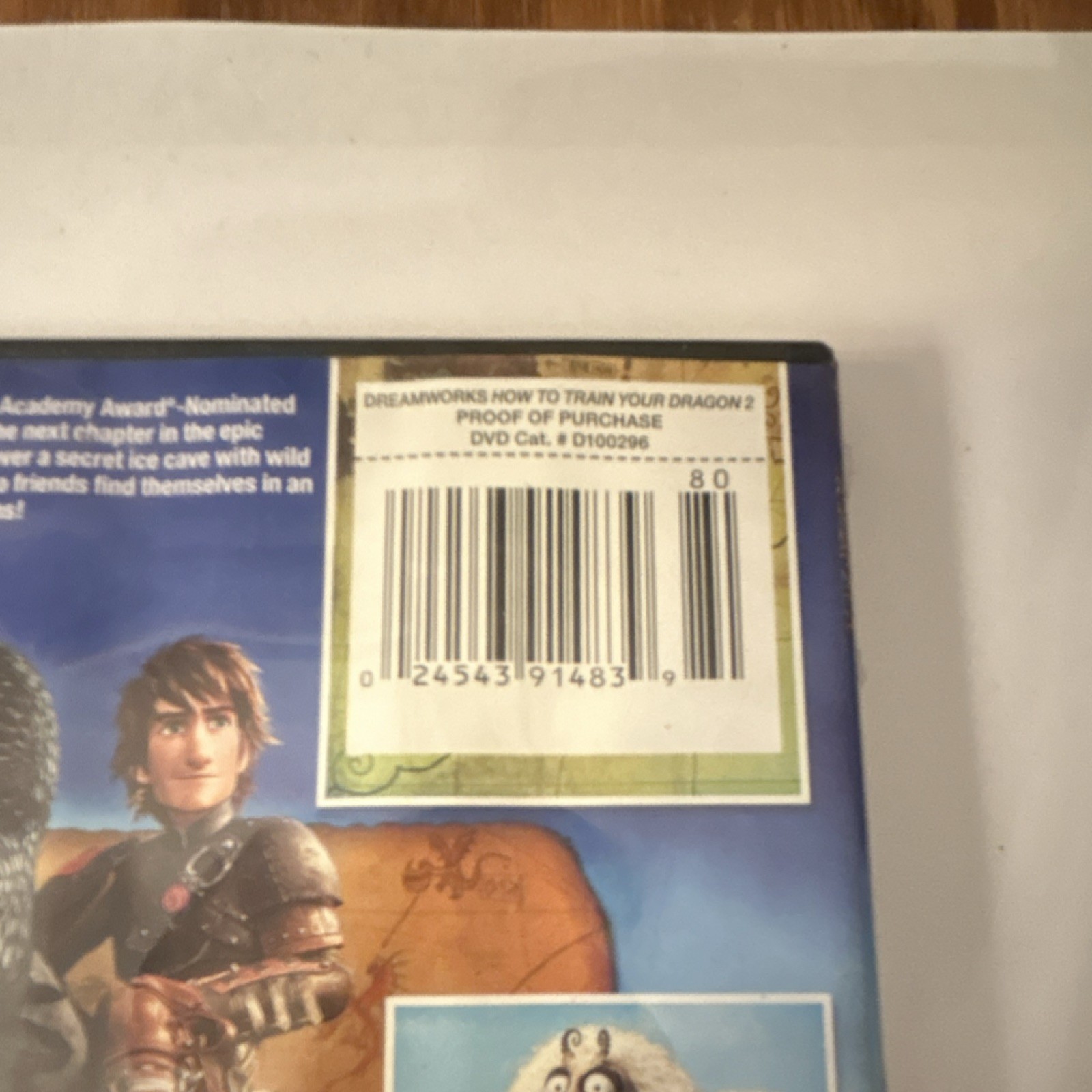 DreamWorks How to Train Your Dragon 2 DVD Widescreen Special Features Family PG