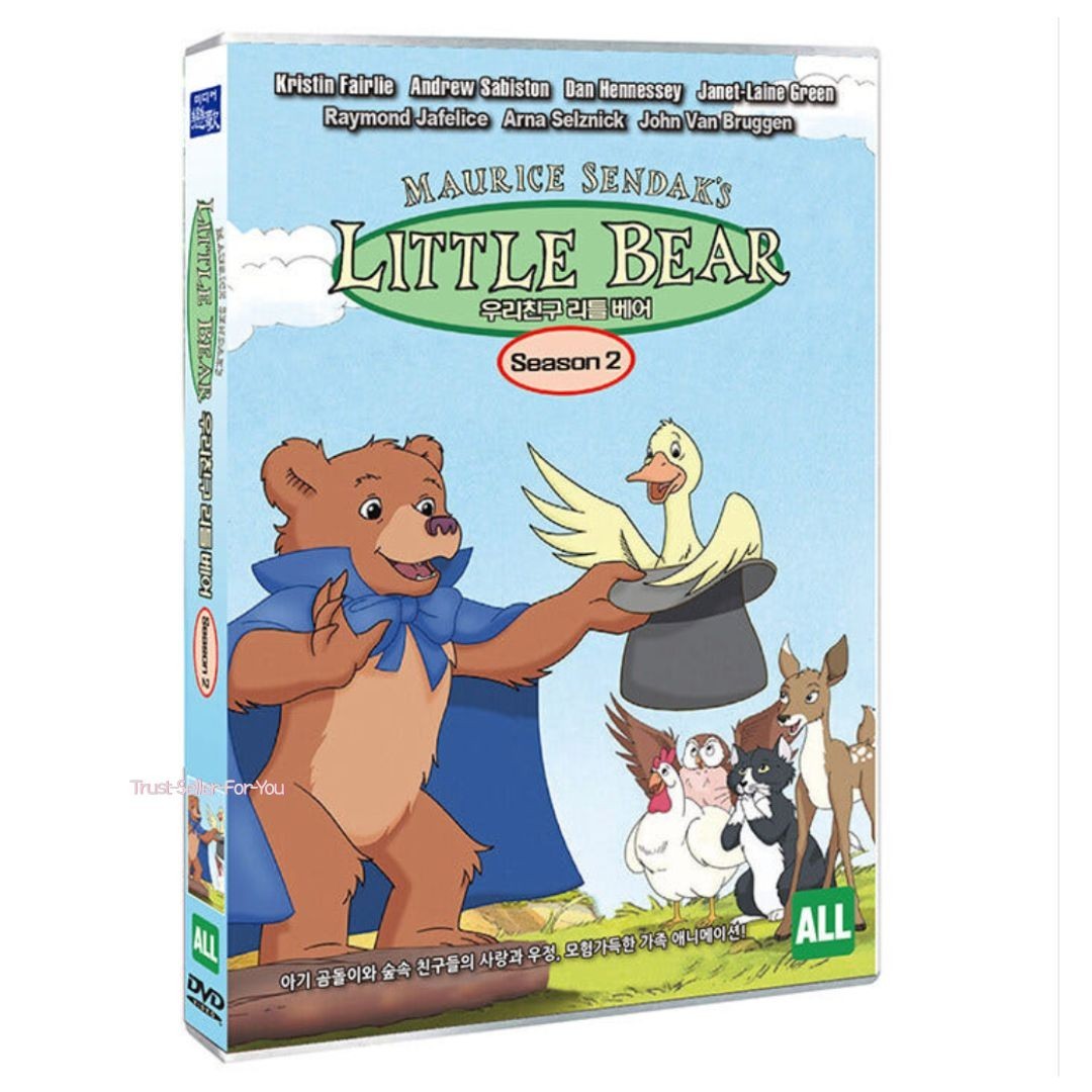 Little Bear Seasons 1 2 3 DVD Set(3 Disc, 3 Cases) 1995–2003 Maurice Sendak’s