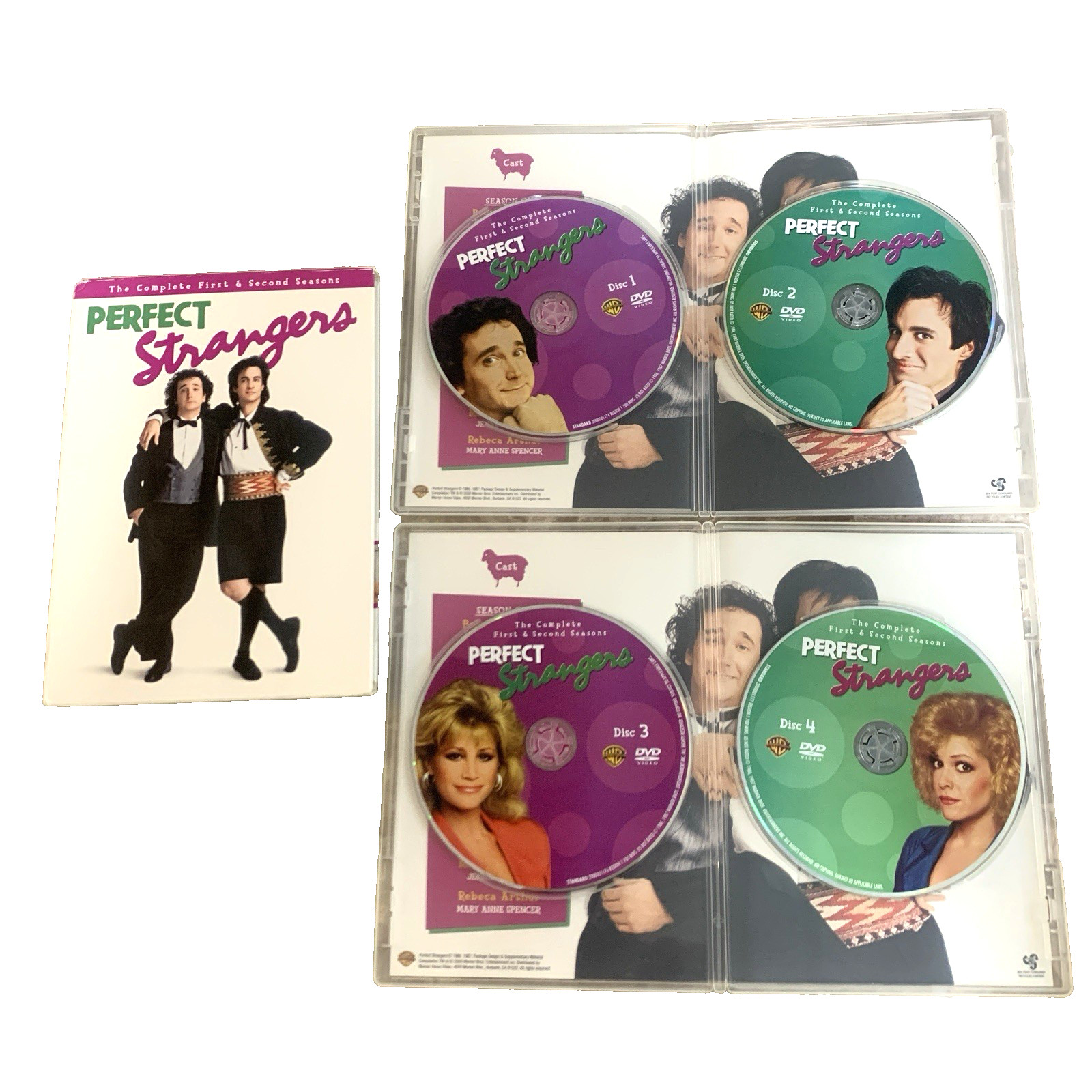 Perfect Strangers DVD The Complete First & Second Seasons 1 & 2 2008 4-Disc Set!
