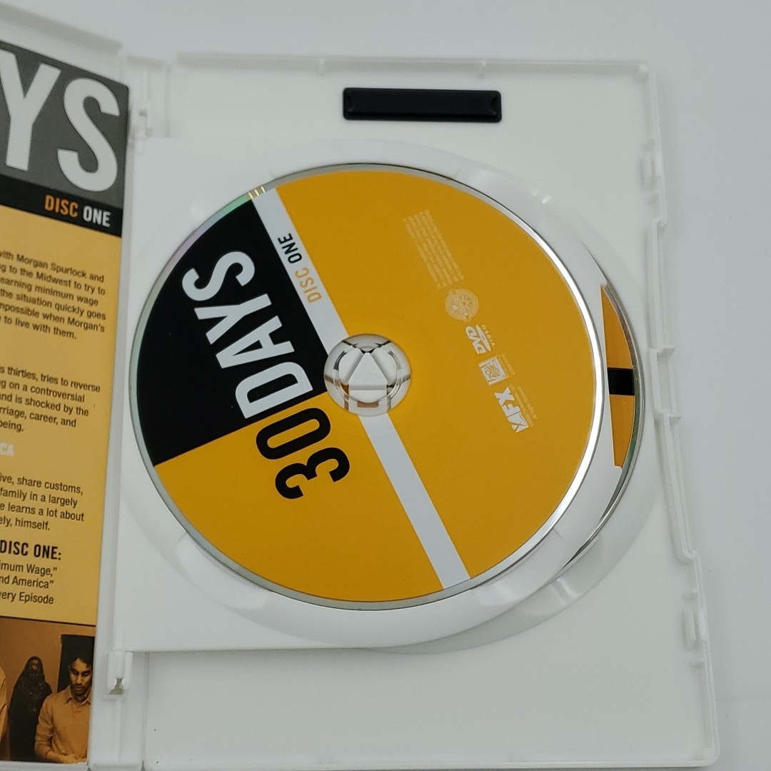 30 Days – Season 1 (DVD, 2005, 2-Disc Set) Creator Of Super Size Me