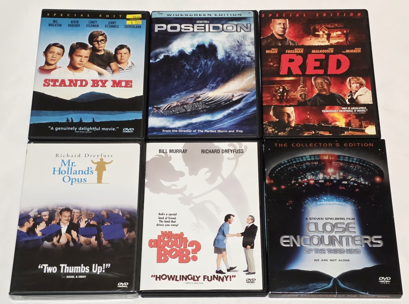 Mr. Holland’s Opus (Sealed), Close Encounters Of The Third Kind, Stand By Me…