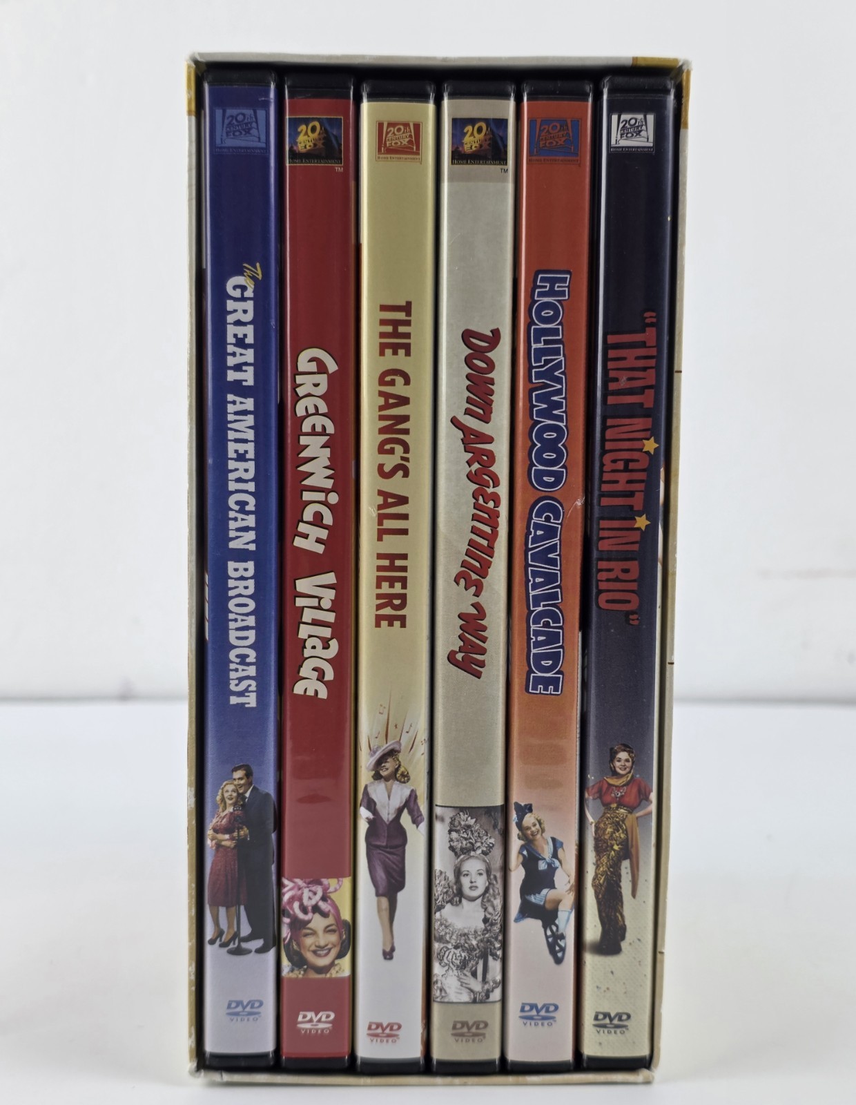 6 Movie MUSICALS DVD Collection Box Set Hollywood Cavalcade Greenwich Village